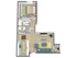 1 Bed 1 Bath 690 Sq. Ft.