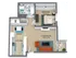 1 Bed 1 Bath 758 Sq. Ft.