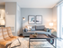 The well-proportioned living room offers versatile space for relaxation, entertainment, and personal expression. | The Chandler | Apartment in,Bedford NH