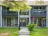 Exterior landscpaing, entrance, balconies at Princeton Bradford Apartments near Haverhill, MA.