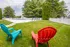 Dine alfresco in our designated picnic area featuring tables amid beautiful surroundings for outdoor meals. | Foreside Estates |