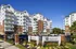 The main entrance of our Lowell, MA apartments at Grandview