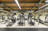 Step machines in fitness center at Watch Factory Lofts apartments . | Watch Factory Lofts | Watch Factory Lofts Apartments