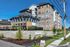 The James leasing office with a fence, a sign reading &ldquo;The James Apartments, and an A Frame reading &ldquo;leasing office&rdquo; with an arrow. The James Apartments is a notable residence in Haverhill MA. | The James | Apartment in, Haverhill MA