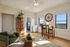The pleasant living room creates a warm and comfortable atmosphere perfect for daily relaxation.  | Princeton on Beacon Street | Apartment in Brookline, MA