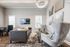 This open-concept living area creates spacious flow between rooms, perfect for entertaining and family time. | Mill & 3 Apartments | Mill & 3 Apartments Apartments