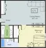 1 Bedroom Floor Plan | Apartments For Rent Marlborough MA | Princeton Green