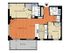 Floor Plan 2 | 2 Bedroom Apts In Lowell Ma | Grandview Apartments