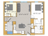 2 Bedroom floor plan