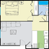 One Bedroom Floorplan A