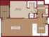 One Bedroom Floorplan | The James Apartments | Haverhill MA Apartments