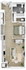 Inviting floor plan featuring a cozy bedroom, open-concept living area, and modern kitchen with stylish bathroom.