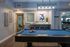 Blue baize pool table in clubhouse at The Pavilion on Berry | Apartments in Saint Paul, MN.