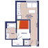 1 BEDROOM, 1 BATH