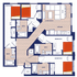 4 BEDROOM, 4 BATH XL