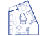 1 Bedroom, 1 Bathroom W. Den