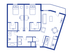 2 Bedroom, 1 Bath