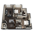 2 Bedroom, 2 Bath The Cleo