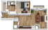 1 Bed - 1 Bath