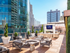 Downtown Kansas City living featuring outdoor fireplaces and grilling