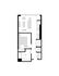 Modern 1-bedroom apartment floor plan featuring a spacious living area, well-equipped kitchen, and elegant bath, designed for comfort and style.