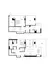 Chic two-level floor plan showcasing spacious living areas, modern kitchen with island, two bedrooms with walk-in closets, elegant bathrooms, and a large terrace for outdoor enjoyment.