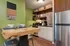 Dining table in studio apartment