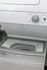 washing machine in studio apartment