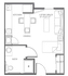 Micro-efficiency Studio with Internet