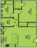 Inviting floor plan showcasing an open-concept living room, kitchen with counter seating, cozy bedroom, and bonus room for flexible use.