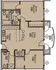 Elegant floor plan featuring 3 bedrooms, open living and dining area, modern kitchen, and dual balconies for a luxurious lifestyle.