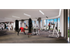 Modern Fitness Center with Floor to Ceiling Wraparound Windows & Inspiring Views |  Apartments for Rent in Downtown Miami | Grand Station