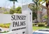Sunset Palms Welcome Sign