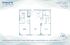 Modern floor plan for Unit 2B-1 at Tides at River Rapids, featuring 2 bedrooms, spacious living area, kitchen, and 2 bathrooms, totaling 1,044 sq ft in Miami.