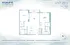 Modern 2-bedroom, 2-bathroom unit floor plan at Tides at River Rapids with open living area, balcony, and walk-in closets in Miami.