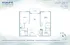 Modern Unit 2B-1.1 floor plan with 2 bedrooms, 2 bathrooms, spacious living area, and inviting balcony, covering 1,022 sq ft at Tides at River Rapids, Miami.