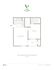 One Bedroom/One Bath- 561sf