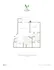 One Bedroom/One Bath - 726sf