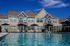 pool water with building