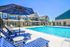 pool and loungers