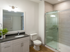 B7 Bathroom with large mirror-vanity | 2501 Beacon Hill | Kansas City, MO Apartments