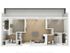 B3 Two Bedroom Floor Plan | 2501 Beacon Hill | Kansas City, MO Apartments