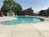 Sparkling pool with sun chairs surrounding