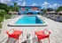 Pool and mural