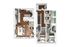 Contemporary 2-story floor plan with open-concept living area, modern kitchen, and 2 cozy bedrooms, featuring elegant wood flooring and stylish bathrooms.