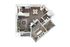 Modern open-concept floor plan featuring a spacious living area, sleek kitchen with island, cozy bedroom, and elegant bathroom.