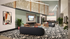 Chic and modern communal space featuring plush seating, vibrant artwork, and elegant lighting, perfect for social gatherings and relaxation.