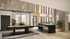Chic communal lounge featuring a stylish pool table, modern bar seating, and vibrant plants, ideal for socializing and relaxation.