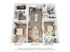 Chic apartment 3D floor plan showcasing 2 spacious bedrooms, cozy living area, stylish kitchen, and modern bathrooms with wood flooring.