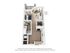Modern 3D floor plan showcasing a cozy 1-bedroom apartment with an open-concept living area, stylish kitchen, and private balcony.